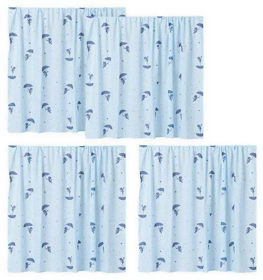 Hoppekids Ole Lukoie sängyverho keskikorkealle sängylle - Sininen