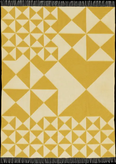 Verpan Mirror Plaid Keltainen