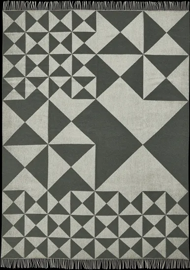 Verpan Mirror Plaid Tummanvihreä