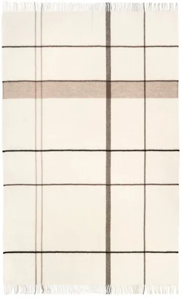 KRISTINA DAM STUDIO Gradient Throw - beige alpakanvillaa ja villaa (240x140)