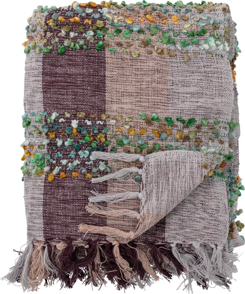 CREATIVE COLLECTION Laj Plaid, Lila, Akryyli L: 130cm, P: 150cm