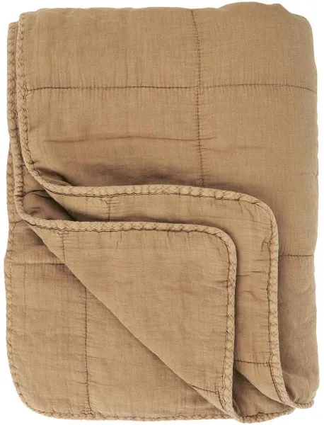 IB LAURSEN tikkikangas - konjakinvärinen puuvilla (180x130)