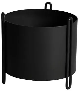 Woud Pidestall Ruukku Pieni Musta