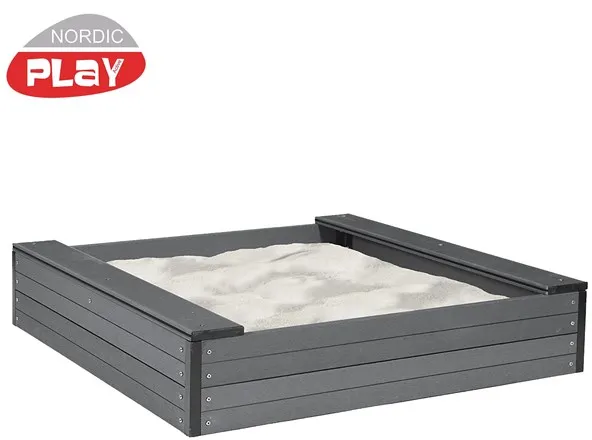 Nordic Play Hiekkalaatikko WPC 120 x 120 x 24 cm