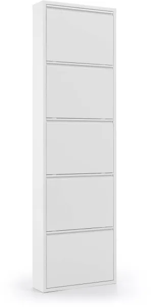 Ode, Kenkähylly, valkoinen, H169x50x15 cm