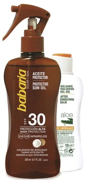 Babaria - Aurinkosuojasarja Protective Coconut Oil SPF30 & After Sun